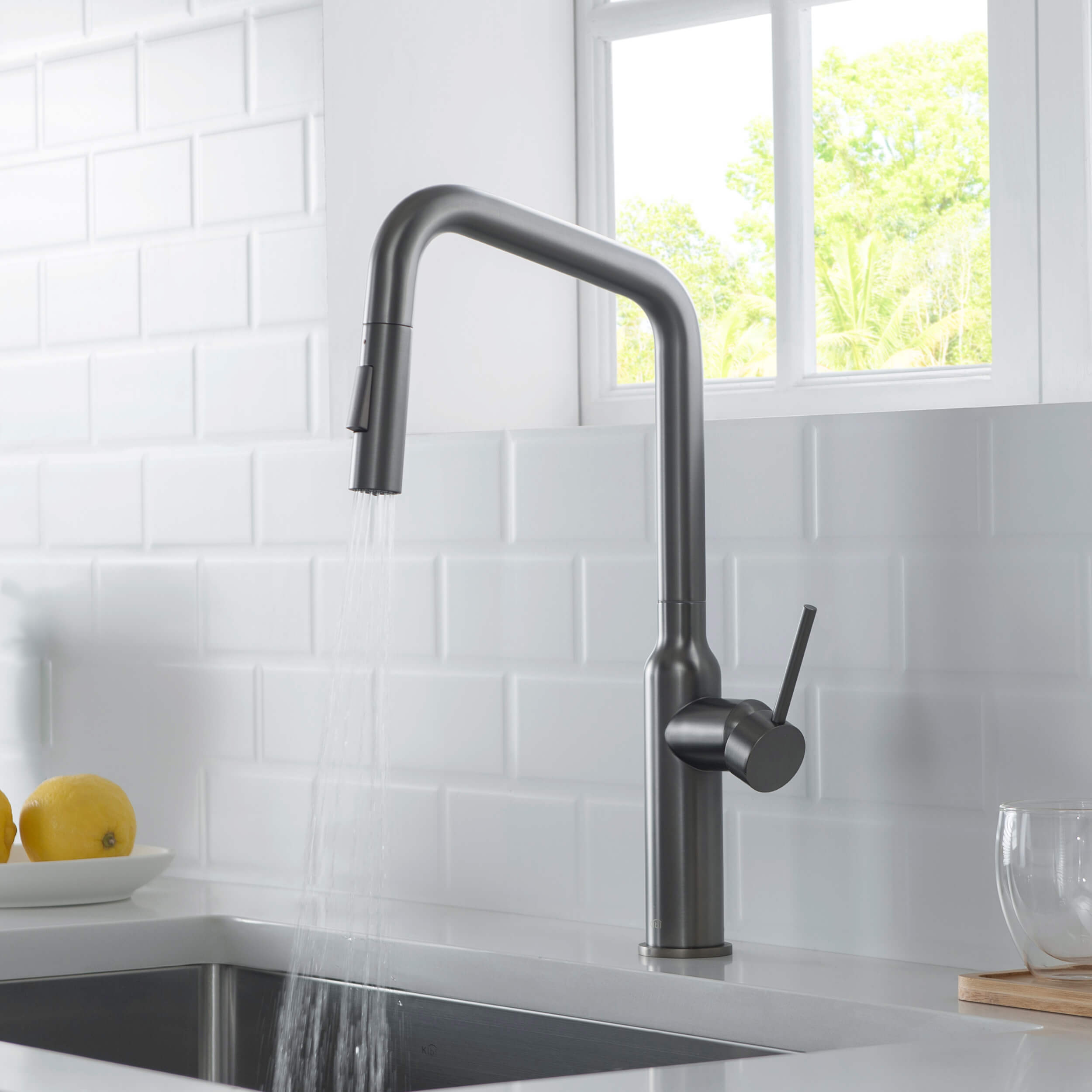 Macon Single Handle Pull Down Kitchen Sink Faucet - KKF2007