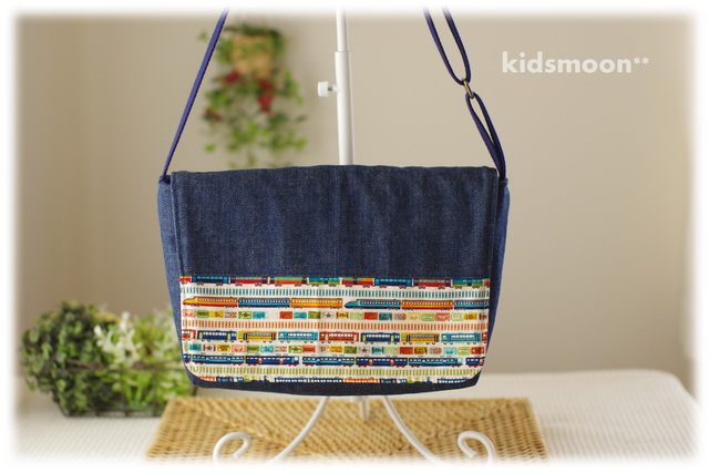 n＊様専用 通学 通園 通塾 ショルダーバッグ ハンドメイド 刺繍 通園