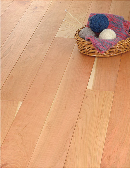 無垢フローリング【BLACK CHERRY ブラックチェリー】127巾 乱尺 無塗装