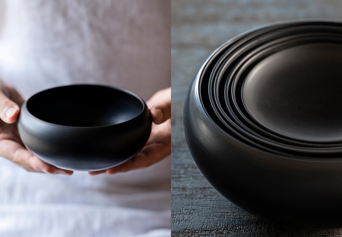 茅乃舎別誂え 応量器 墨 ｜茅乃舎(かやのや)｜久原本家通販サイト（公式）