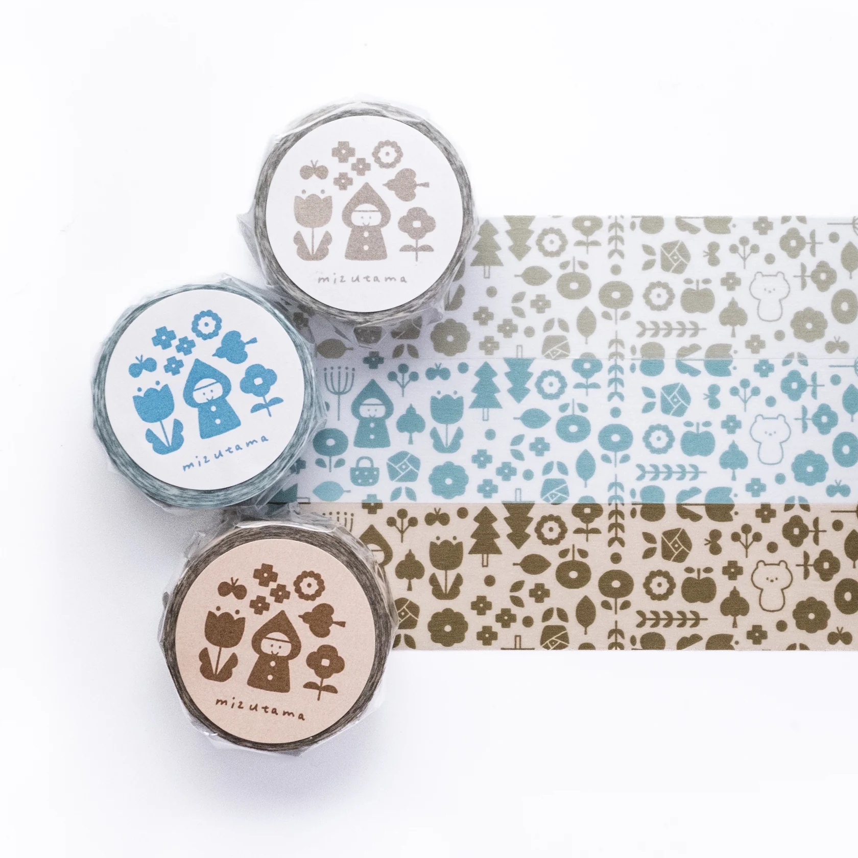 mizutama×八文字屋 hanaマスキングテープ | 記事・お知らせ | 八文字屋