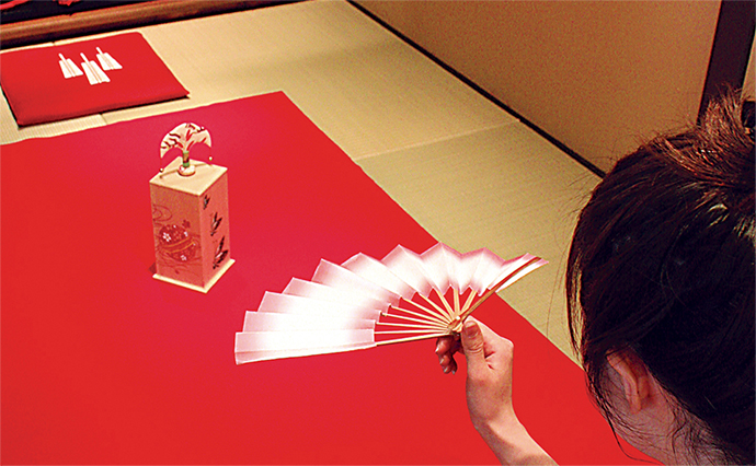 京遊堂 本格投扇興 一式セット 強化扇子橙色 京遊堂 本格投扇