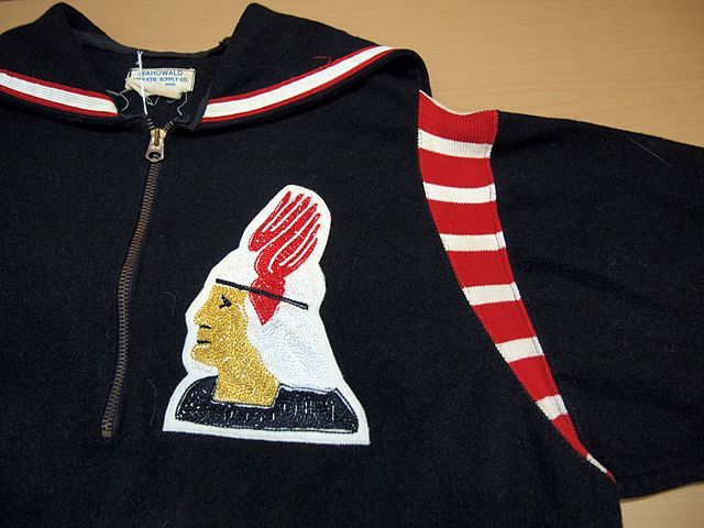 1950sセーラースタジャン ブラック - 古着屋HamburgCafe