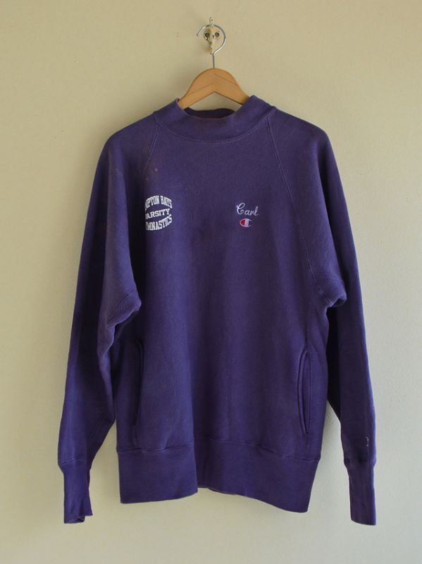1990s Champion リバースウィーブスウェット モックネック 表記L