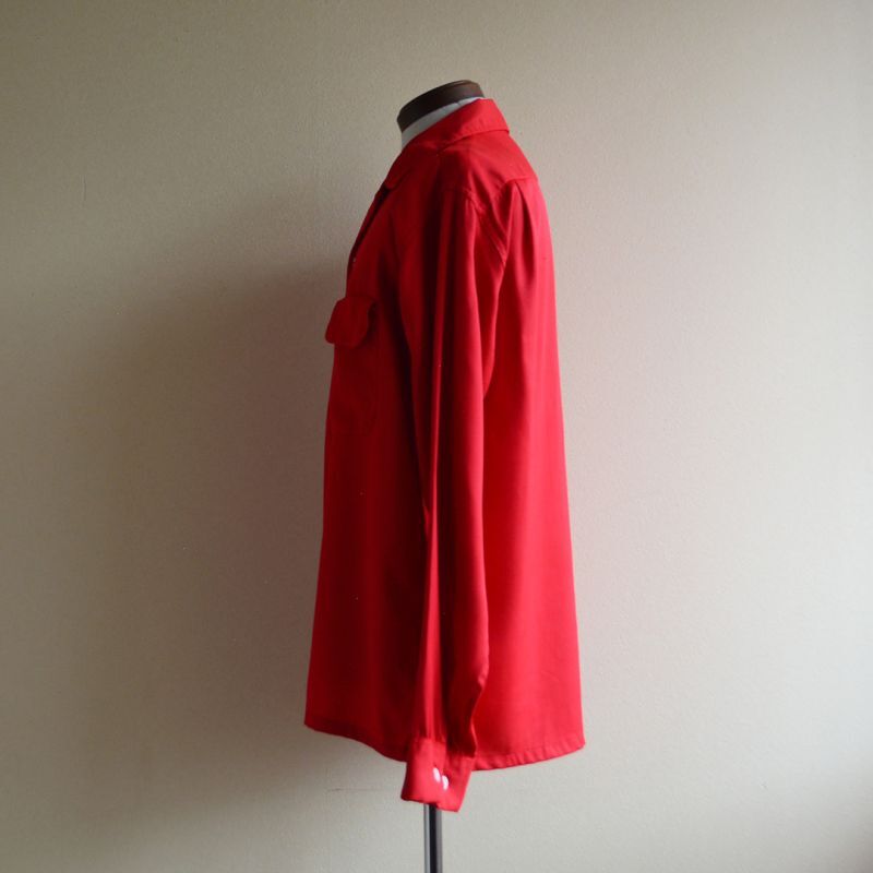 1950s PENNEY'S TOWNCRAFT レーヨンギャバシャツ 表記M - 古着屋