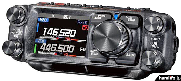 操作部＆本体のデュアルスピーカーシステムを採用＞八重洲無線、144