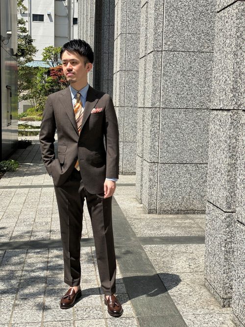 千鳥格子のスーツ | オーダースーツは完全国内縫製のHANABISHI(ハナビシ)