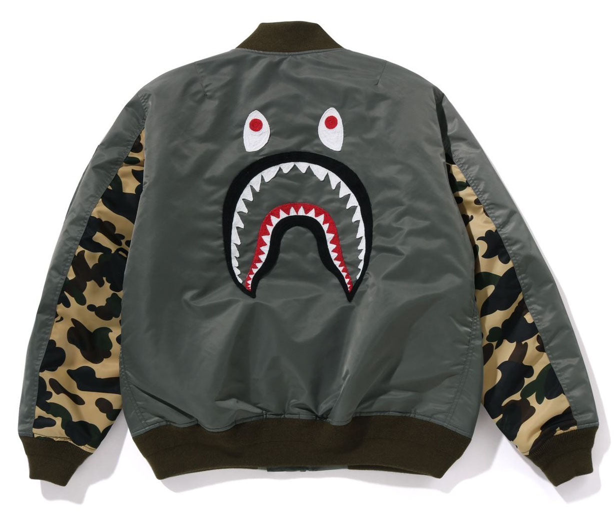 A BATHING APE SHARK MA-1 JACKET – happyjagabee store