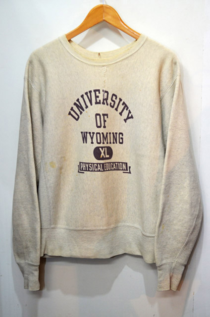 60's Champion タタキタグリバースウィーブスウェット 