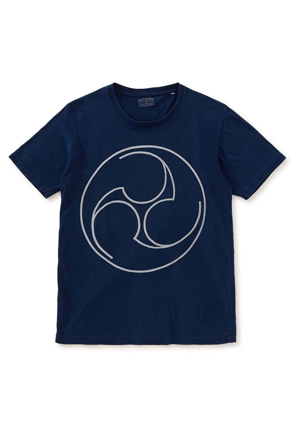 ミツドモエバッセン インディゴ Tシャツ | BLUE BLUE JAPAN