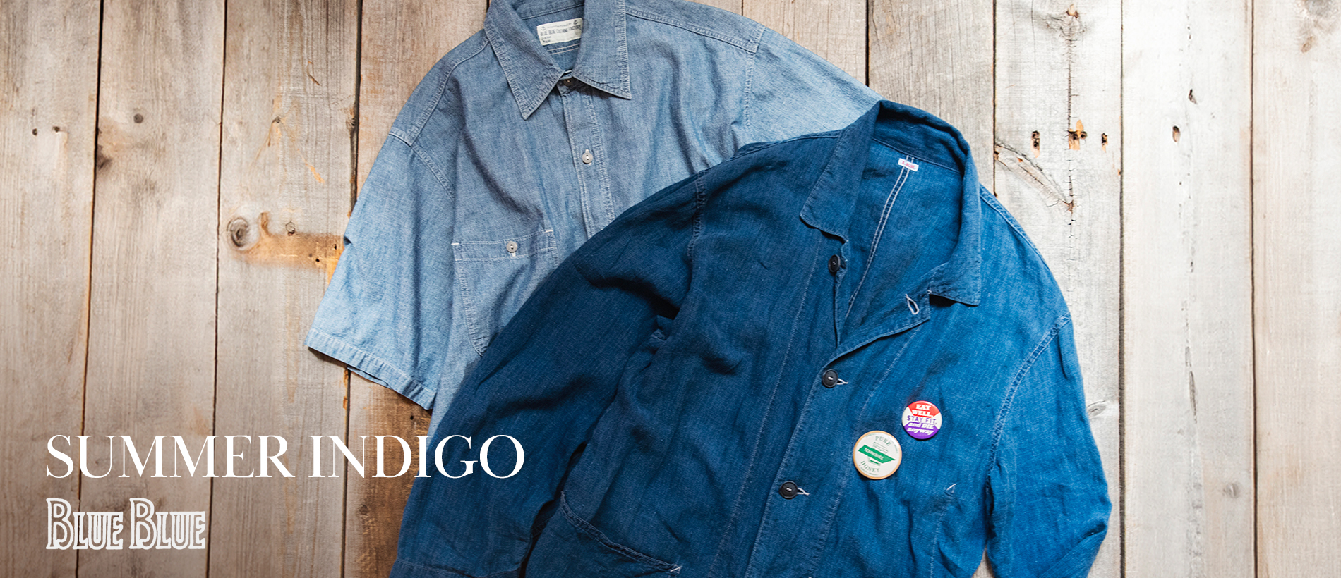 サマーインディゴアイテム | BLUE BLUE | ブルーブルー | HOLLYWOOD