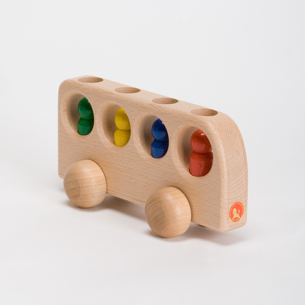 4人のりバス 白木：おもちゃ：百町森