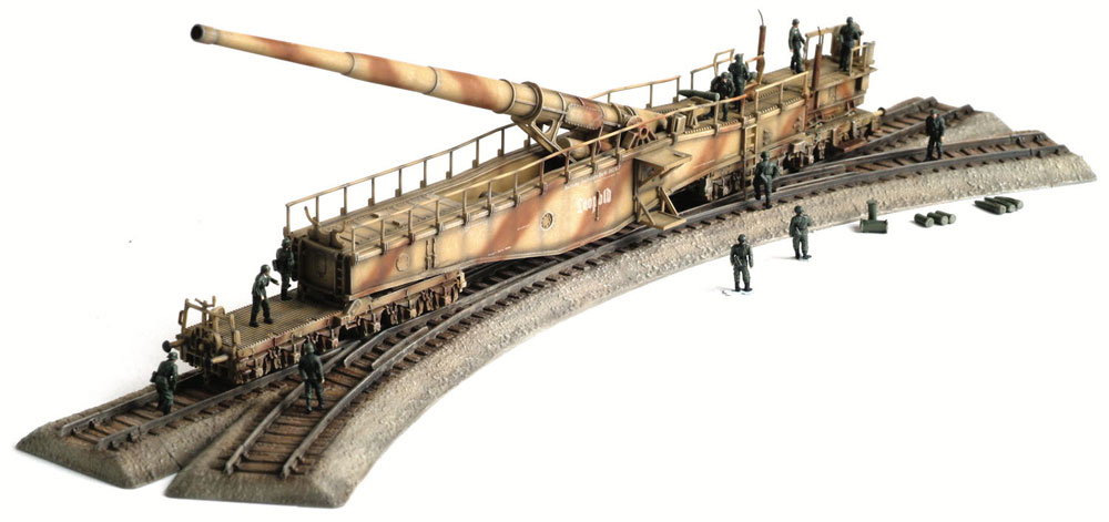 1/144 ミニアーマー ドイツ 28cm列車砲 K5E レオポルド (パンツァー