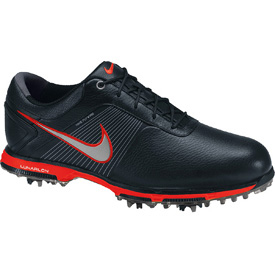 Nike Lunar Control Golf Shoe - Mens Wide Black/Silver/Red at