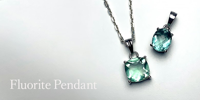 フローライトペンダント（ネックレストップ） - 埼玉県吉川市の天然石