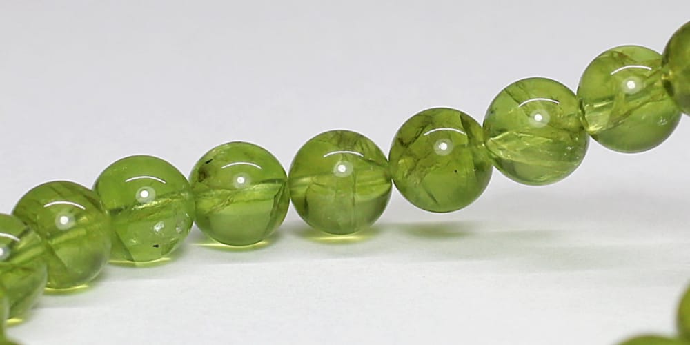 高品質+]ペリドットブレスレット（約8.5mm玉） - 埼玉県吉川市の天然石
