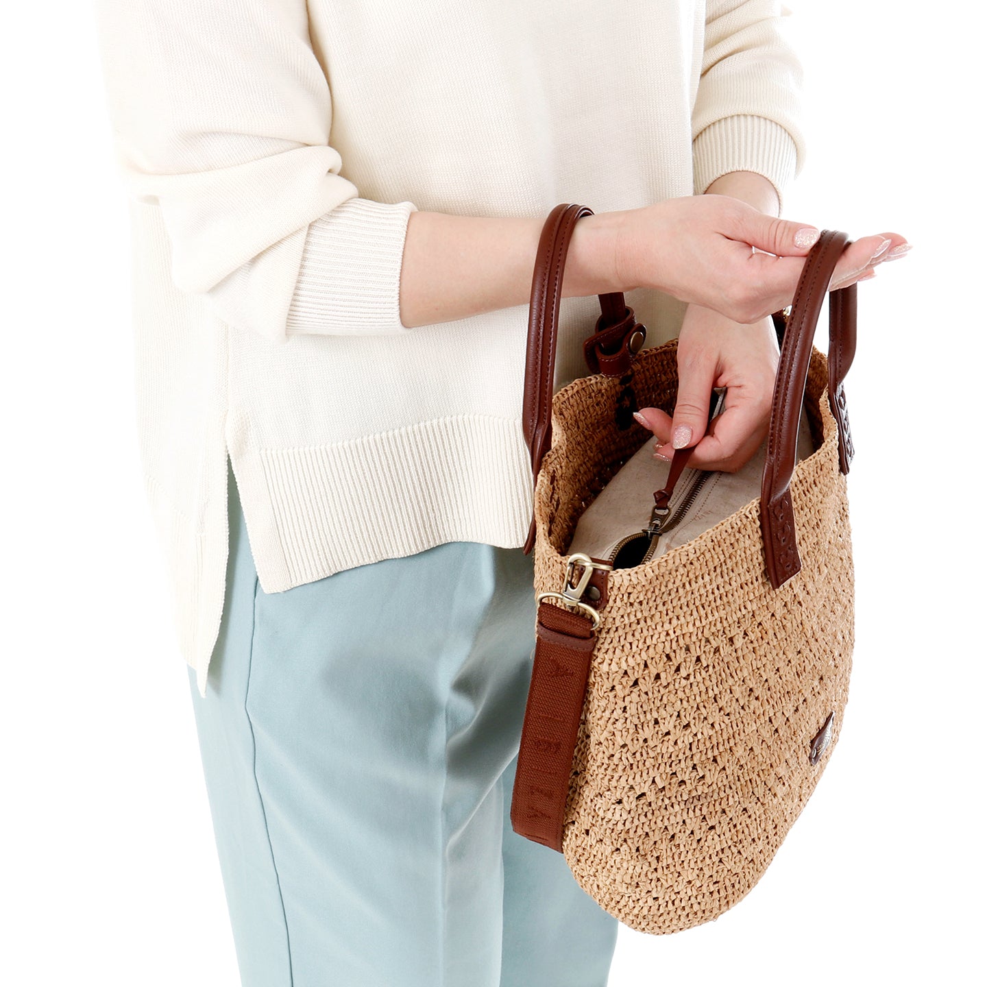 ラフィア 2WAYバッグ – イビサ オンラインショップ