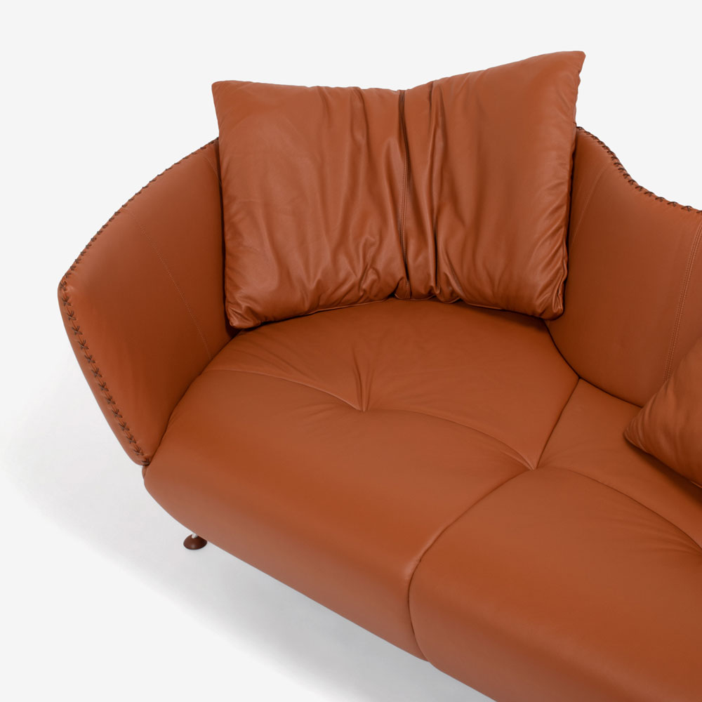 de Sede（デセデ）カウチソファ「DS-102/29」革レンガ色 | 【公式
