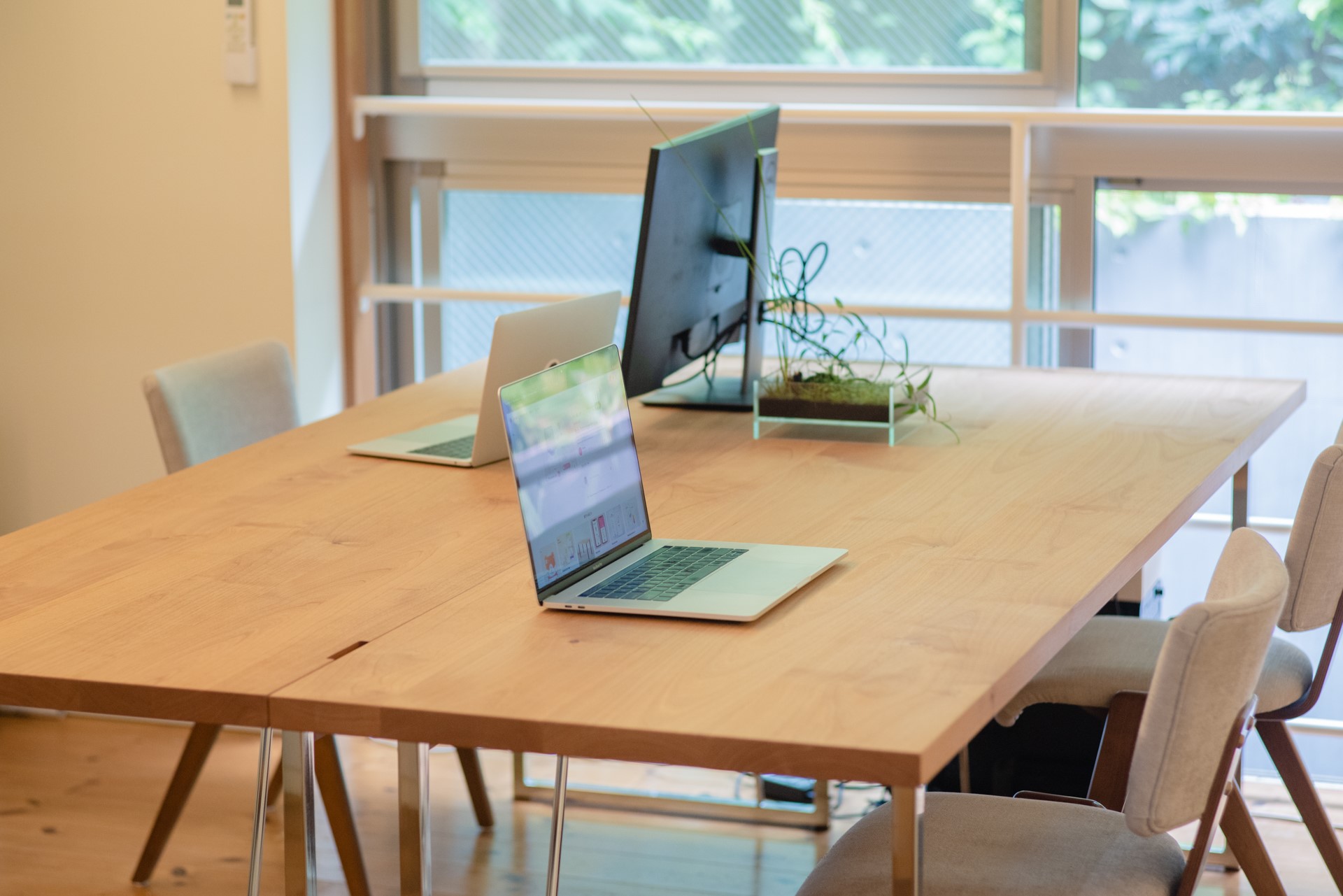 EBC2 イクスス ikususu 片袖デスク アルダー材無垢 書斎デスク