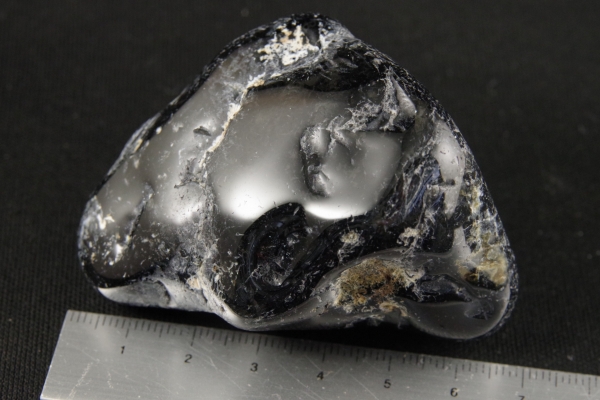 黒瑪瑙原石 磨き石 115g 天然石販売 名取貴石 天然石・国産原石の