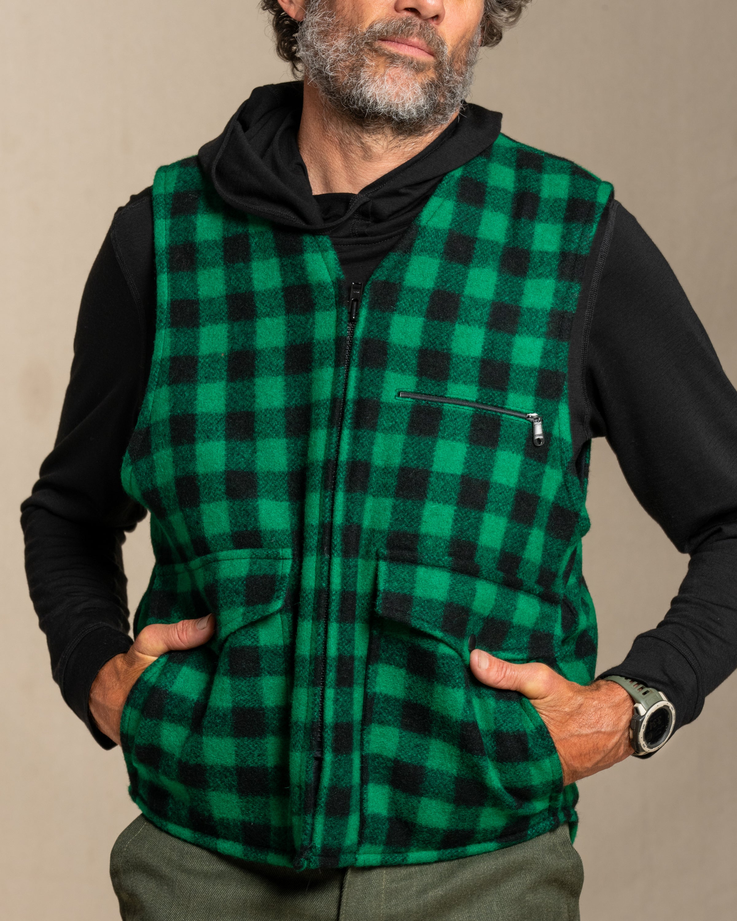 Traditional Lined Wool Vest – Johnson Woolen Mills