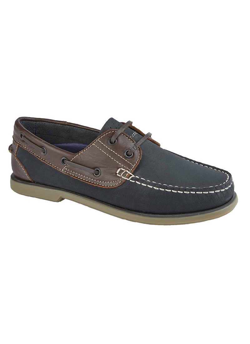 Men's Moccasin Leather Boat Shoes - Lightweight Deck Shoes | Jolliman