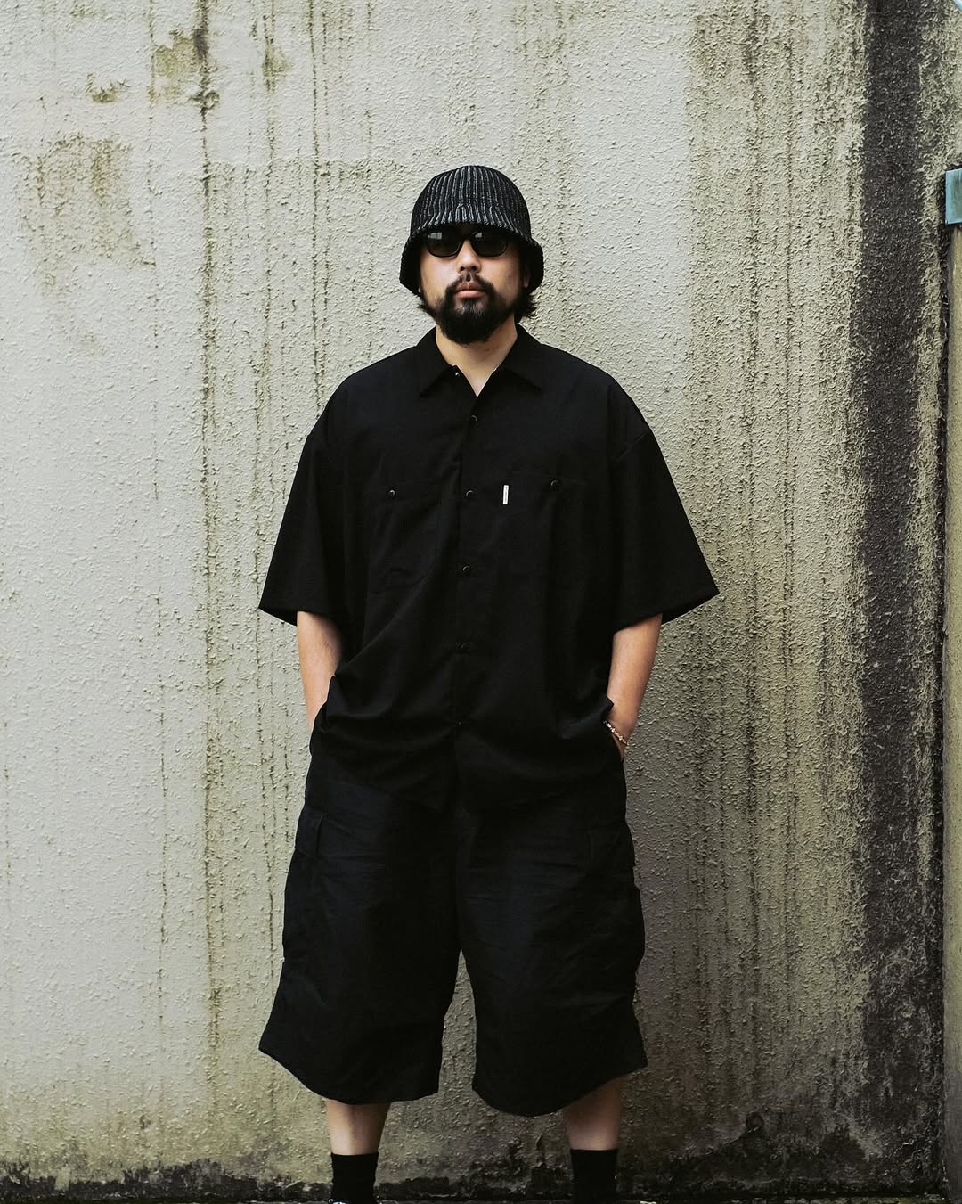 COOTIE PRODUCTIONS/Knit Crusher Hat（Black/Gray）［クラッシャー