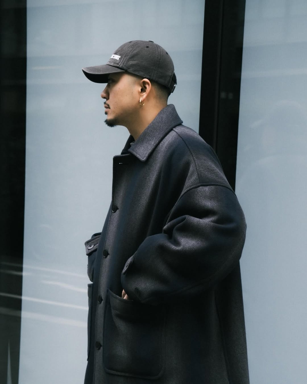 COOTIE PRODUCTIONS/Color Denim 6 Panel Cap（Fade Black）［カラー