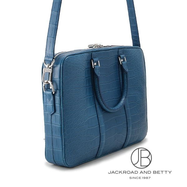 ポルトドキュマン・ヴォワヤージュPM ビジネスバッグ ブルー 青