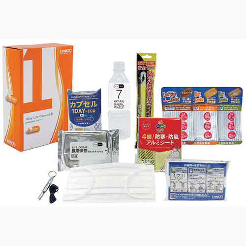 河本総合防災] 1Dayプラス ライフカプセルⅢ 5セット入 / 通販のジャンブレ