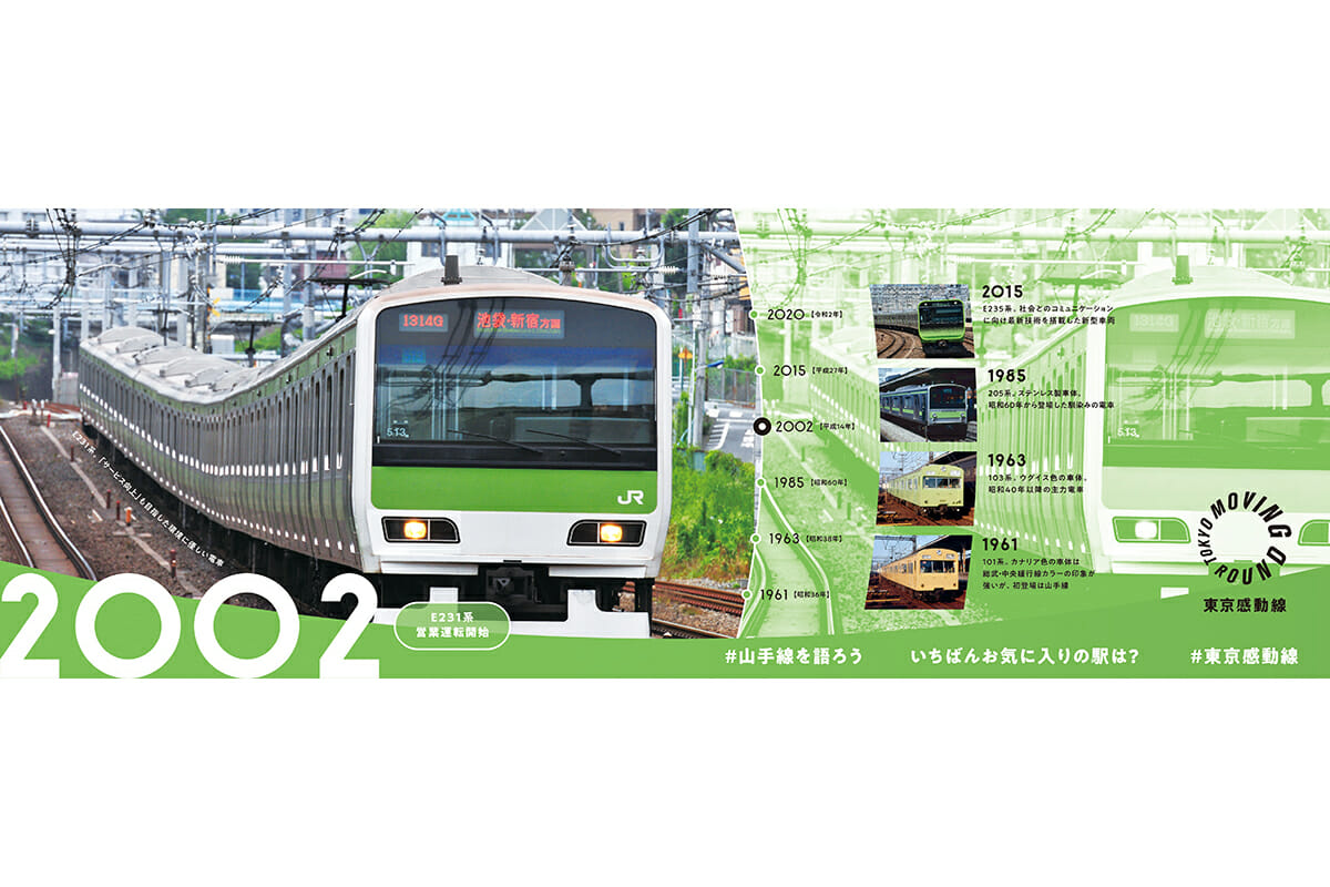 JR東日本「山手線Ver.2020by東京感動線」 - 広告事例 - デザイン情報