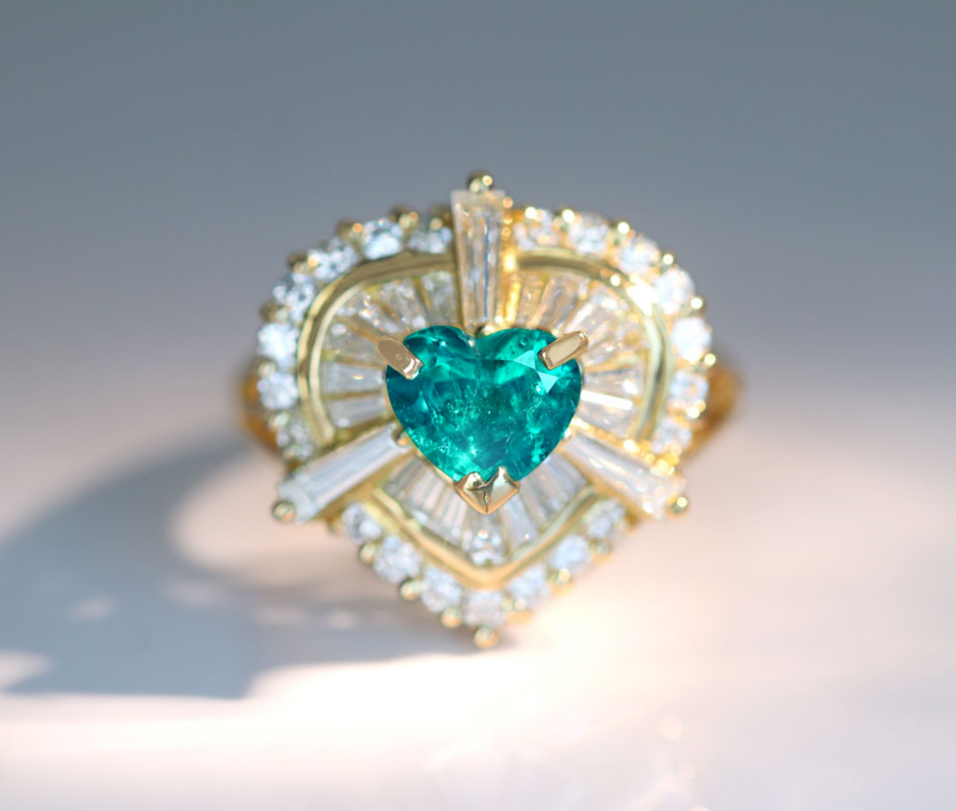 jewel planet 公式サイト / K18YG エメラルド 0.72ct ダイヤモンド