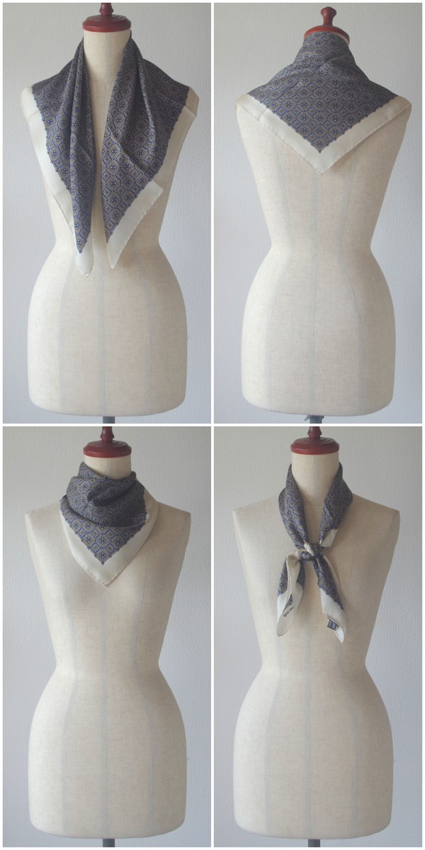 FRATELLI LUIGI】フラテッリ ルイージ シルク スカーフ 67×67 正方形