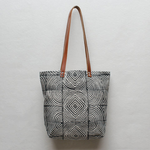 Sol Block Print Tote Bag – Julia Canright