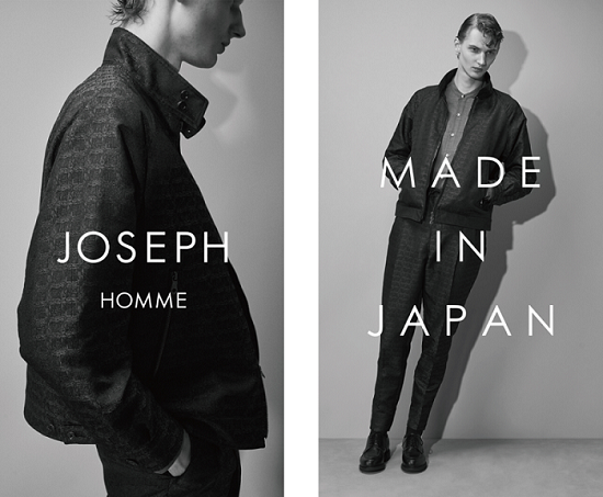 メンズデザイナーズブランド『JOSEPH HOMME』から MADE IN JAPANに