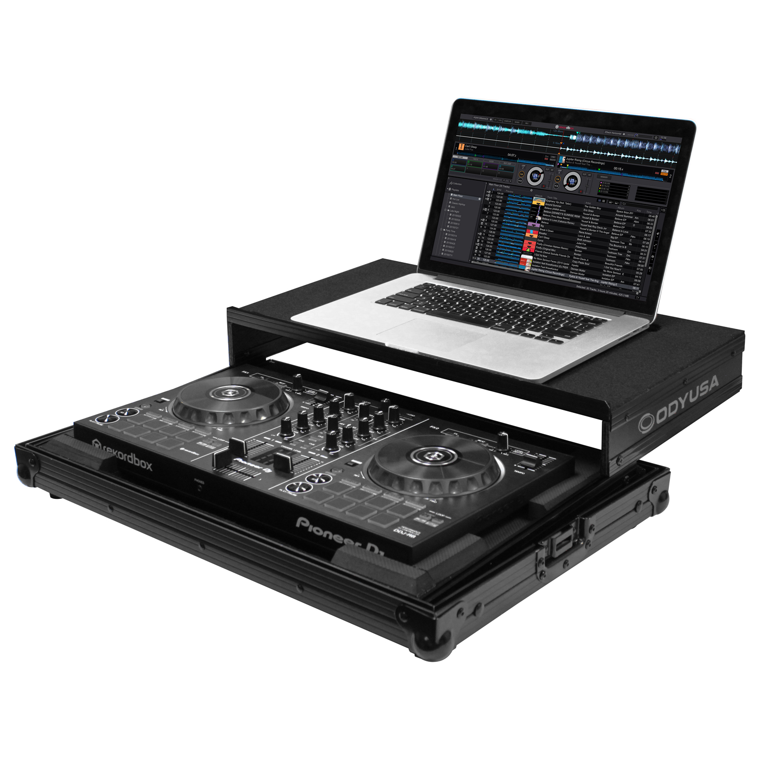 Black Low Profile Pioneer DDJ-400 / DDJ-RB / DDJ-SB3 Flight Case