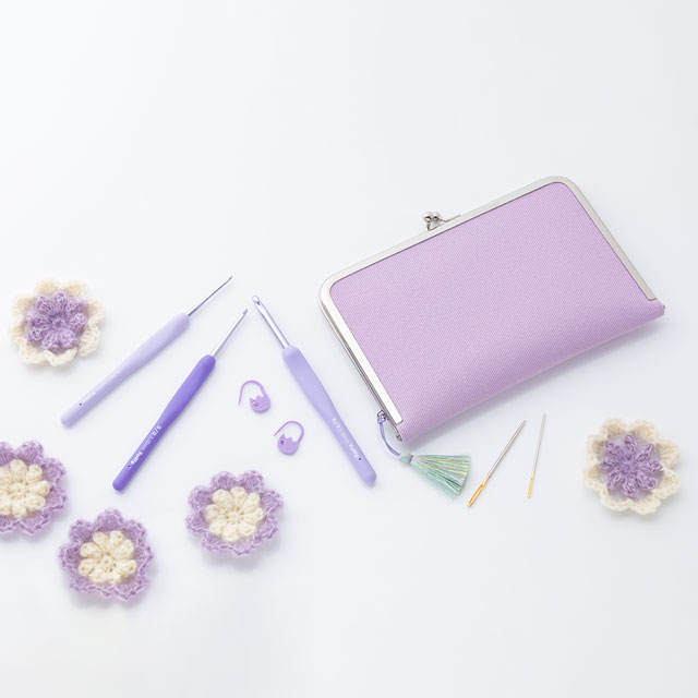 Tulip-チューリップ- エティモ ムラサキ クッショングリップ付きかぎ針