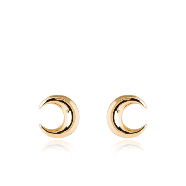 K18/Pt「アミュレット ムーン」ピアス｜【オレフィーチェ】Orefice