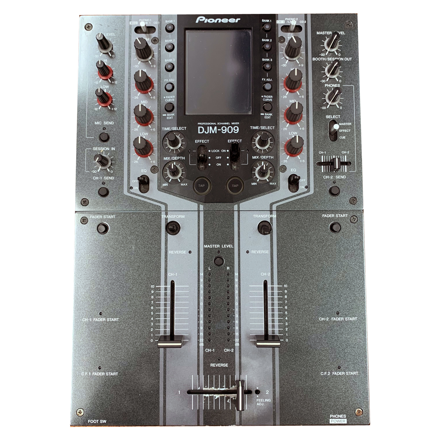 中古品のPioneerのDJミキサー、DJM-909のご紹介です。