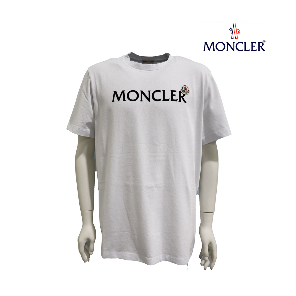 モンクレール 半袖Tシャツ フェルトMonclerロゴ | アウトレット