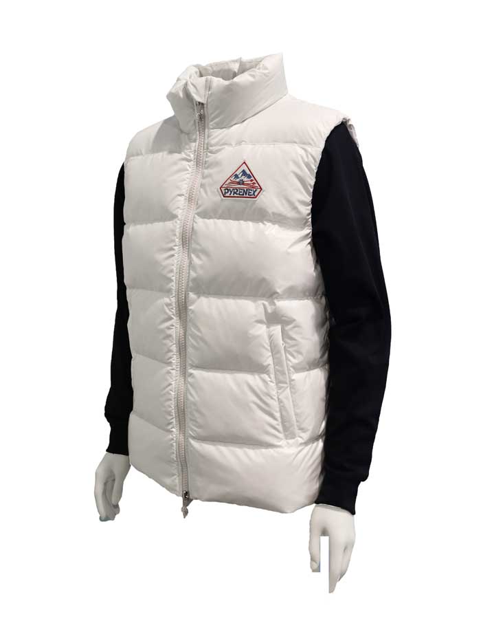 ピレネックス ダウンベスト ホワイト | アウトレットジャパン福岡