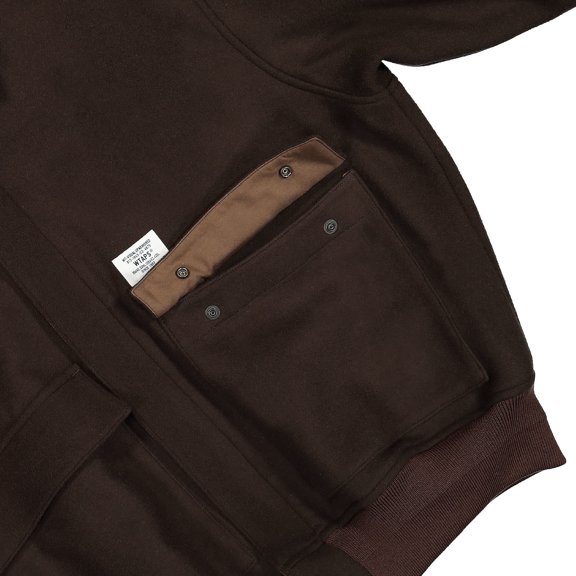 WTAPS JFW-01 / Jacket / Wony. Melton 232BRDT-JKM04 / Brown | OVERKILL