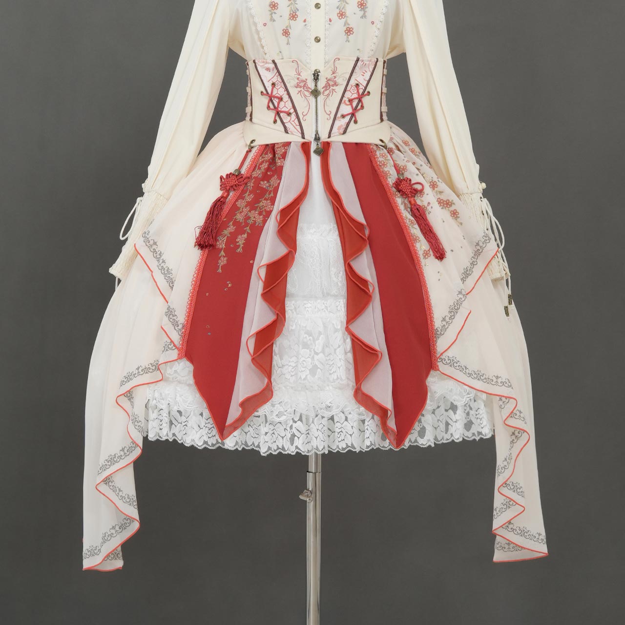 OZZON JAPAN / スカート・コルセット付きスカート