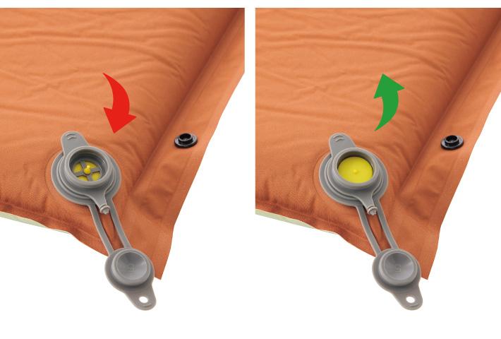 楽ちんバルブ・高密弾力）55セルフインフレートマット・DUO|ギア|寝具