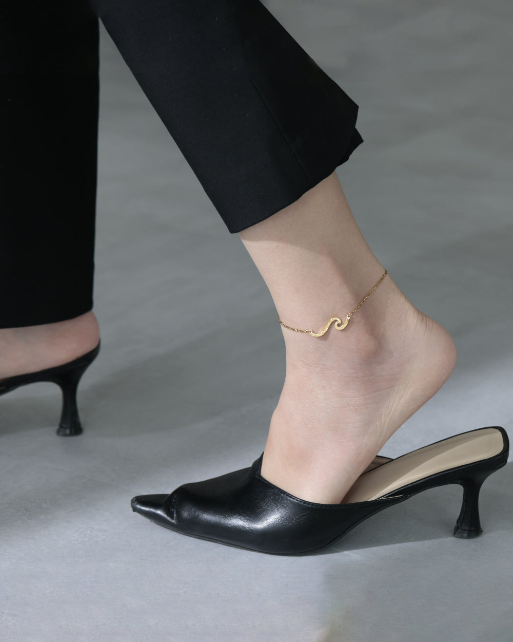 ウェーブ(波) アンクレット／316Lステンレス｜LOSEFORD 公式通販