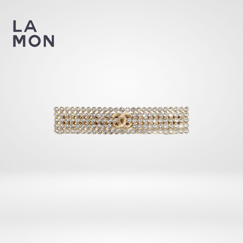 シャネル バレッタ CHANEL BARRETTE ABA869 ココマーク メタル