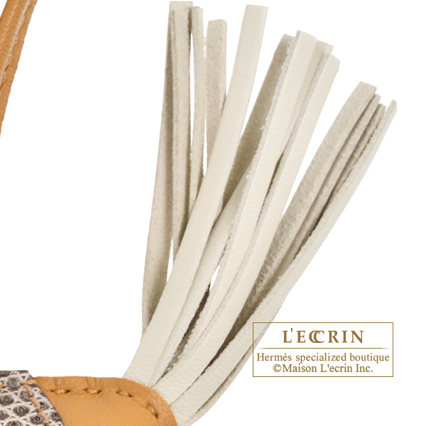 エルメス ロデオチャームタッチPM セサミ/クレ/デゼール アニョーミロ