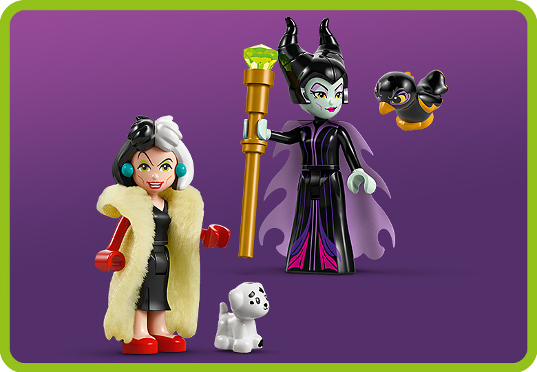 マレフィセントとクルエラのドレス 43262 | ディズニー™ |レゴ®ストア