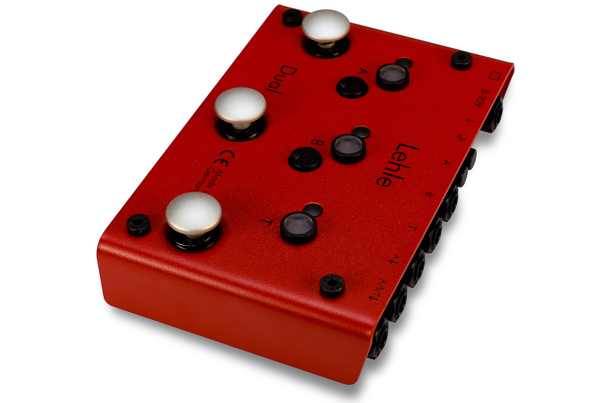 LEHLE DUAL SGOS: ハムのない MIDI 付き ABY スイッチャー