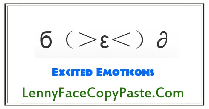 Excited Emoticons โ๏∀๏ใ | Japanese Text Emoji (Kaomoji)